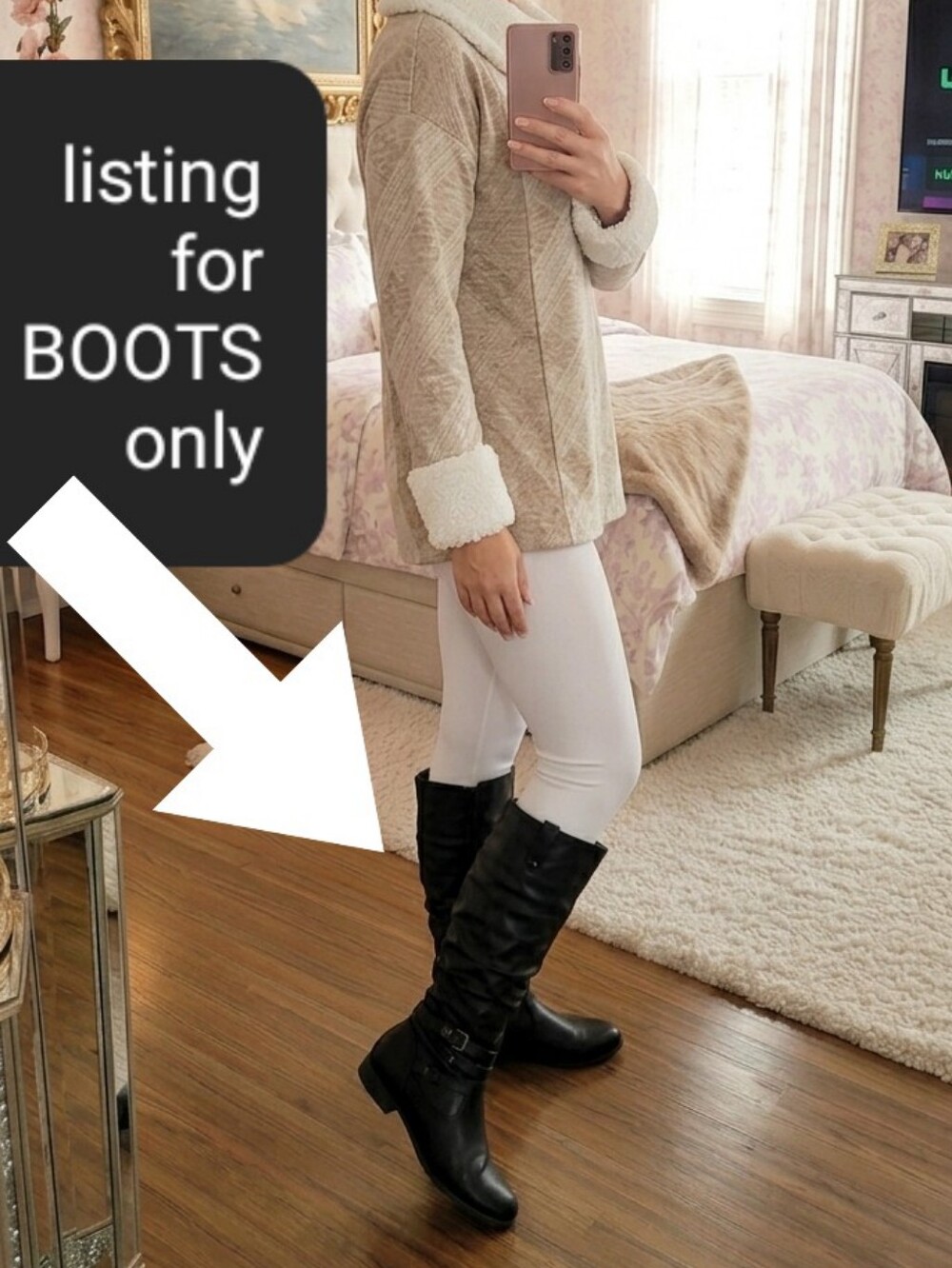 Boots 10W Extra wide shaft NWB